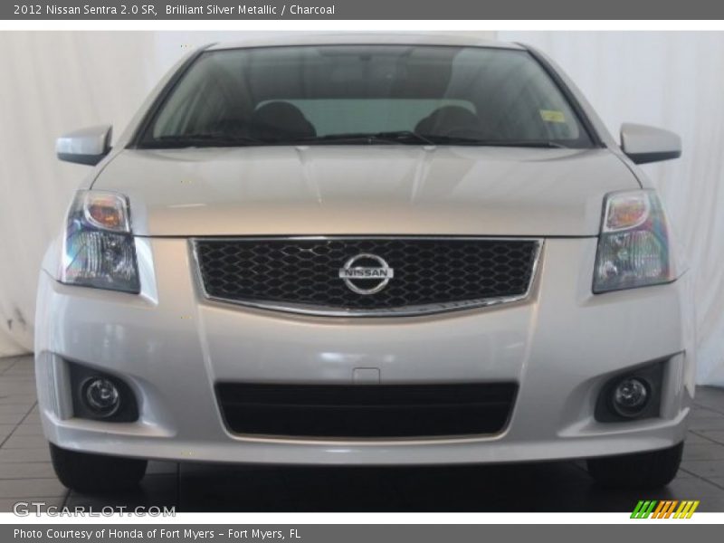 Brilliant Silver Metallic / Charcoal 2012 Nissan Sentra 2.0 SR