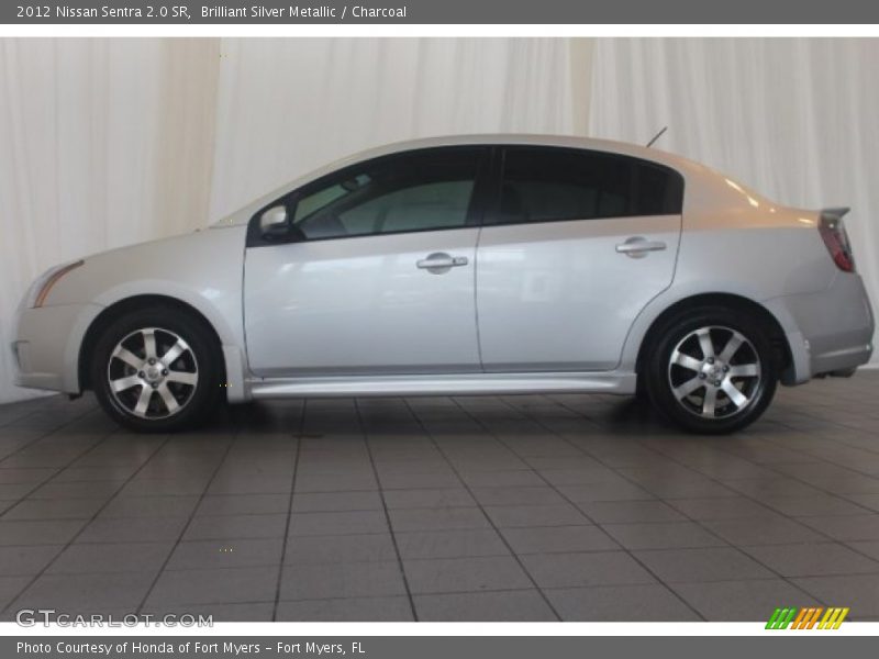 Brilliant Silver Metallic / Charcoal 2012 Nissan Sentra 2.0 SR
