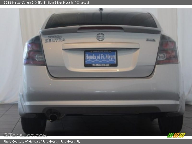 Brilliant Silver Metallic / Charcoal 2012 Nissan Sentra 2.0 SR