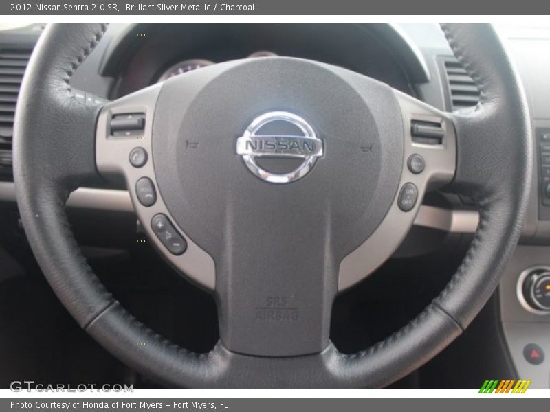 Brilliant Silver Metallic / Charcoal 2012 Nissan Sentra 2.0 SR