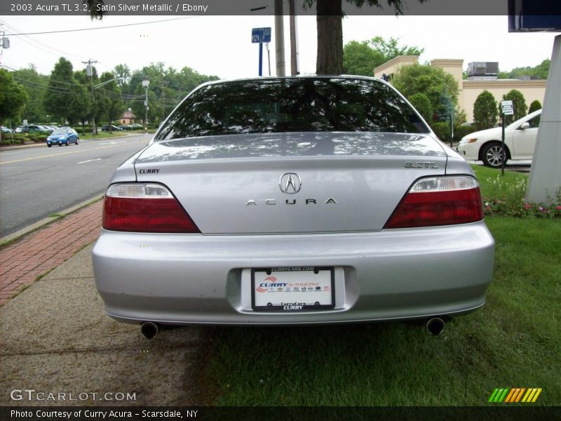 Satin Silver Metallic / Ebony 2003 Acura TL 3.2