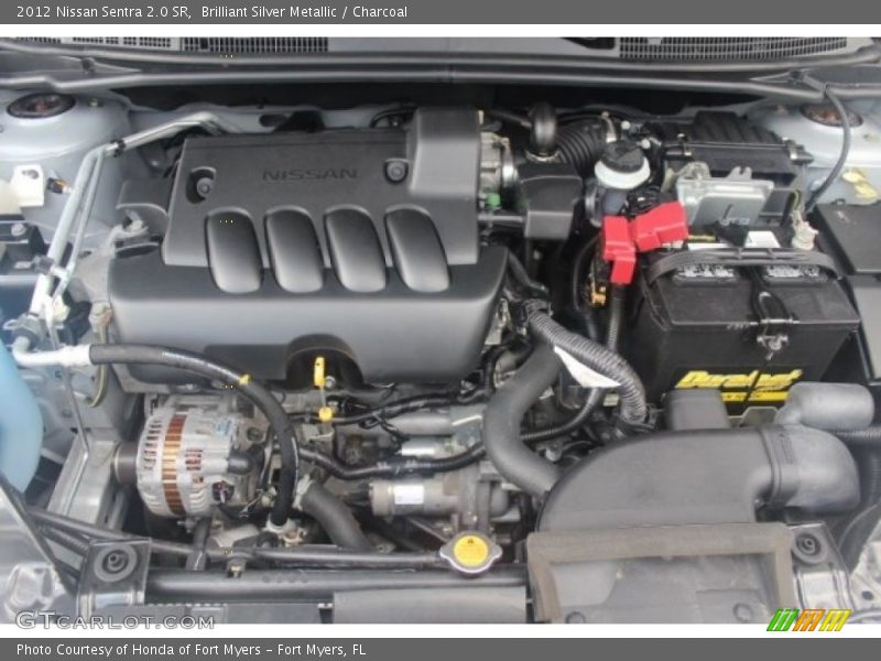 Brilliant Silver Metallic / Charcoal 2012 Nissan Sentra 2.0 SR