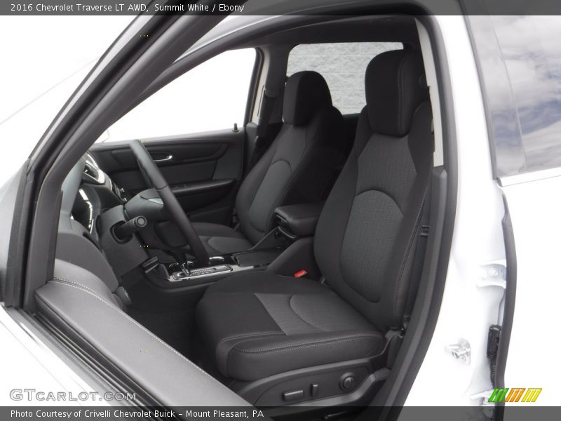 Summit White / Ebony 2016 Chevrolet Traverse LT AWD