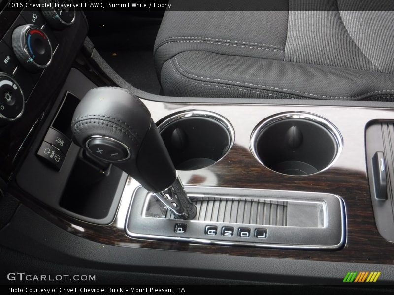 Summit White / Ebony 2016 Chevrolet Traverse LT AWD