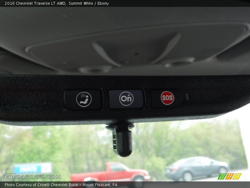 Summit White / Ebony 2016 Chevrolet Traverse LT AWD