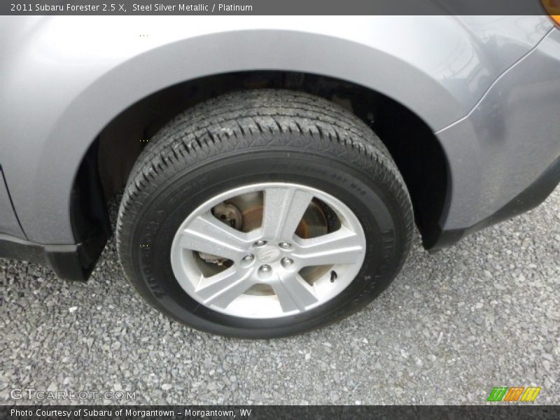 Steel Silver Metallic / Platinum 2011 Subaru Forester 2.5 X
