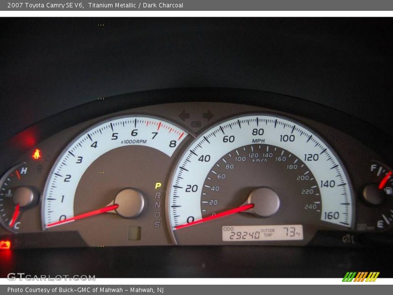 Titanium Metallic / Dark Charcoal 2007 Toyota Camry SE V6