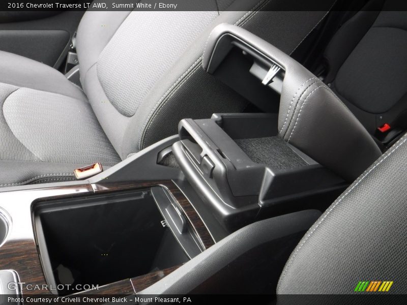 Summit White / Ebony 2016 Chevrolet Traverse LT AWD