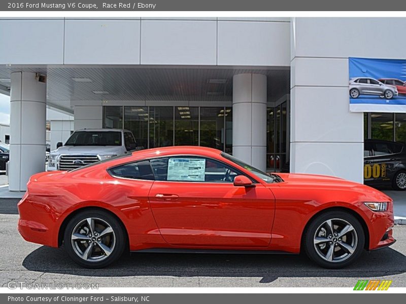 Race Red / Ebony 2016 Ford Mustang V6 Coupe