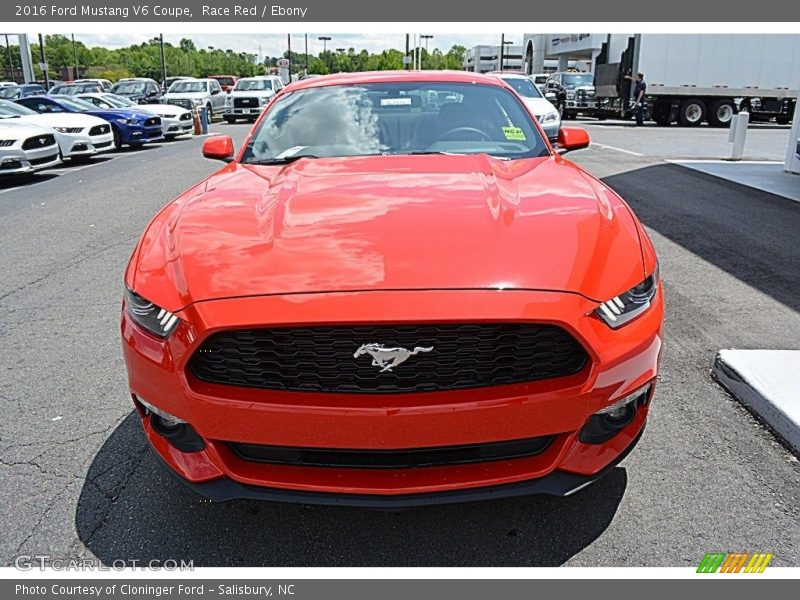 Race Red / Ebony 2016 Ford Mustang V6 Coupe
