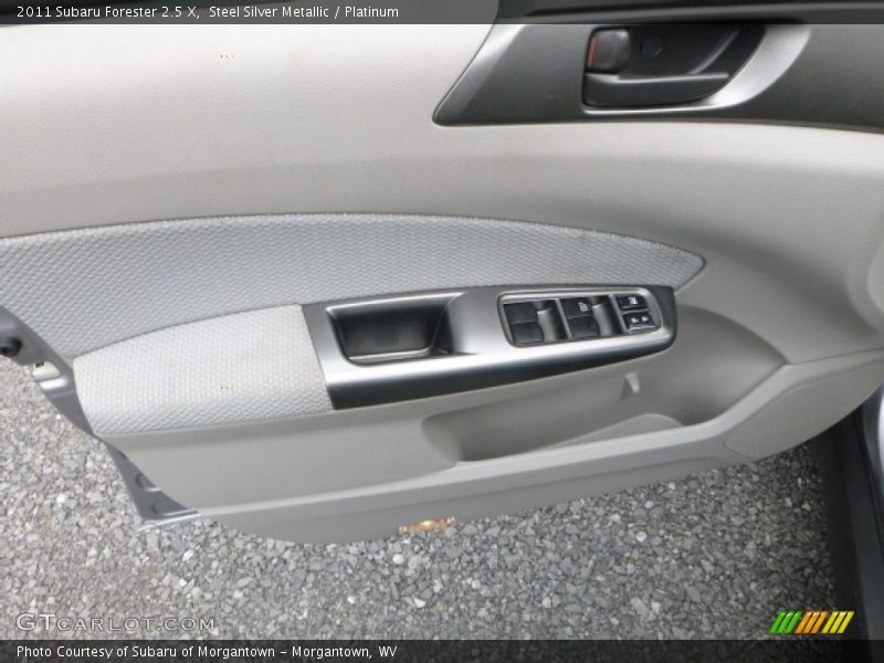 Steel Silver Metallic / Platinum 2011 Subaru Forester 2.5 X