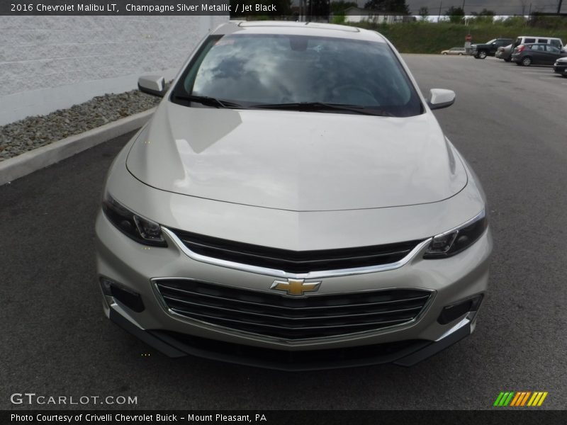 Champagne Silver Metallic / Jet Black 2016 Chevrolet Malibu LT