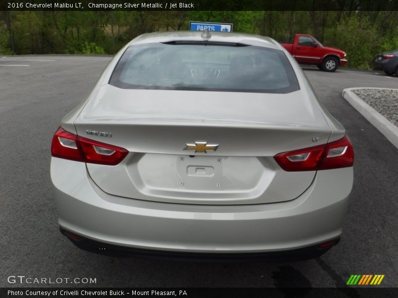 Champagne Silver Metallic / Jet Black 2016 Chevrolet Malibu LT