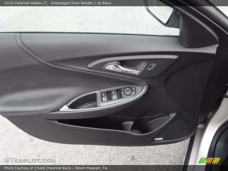 Champagne Silver Metallic / Jet Black 2016 Chevrolet Malibu LT