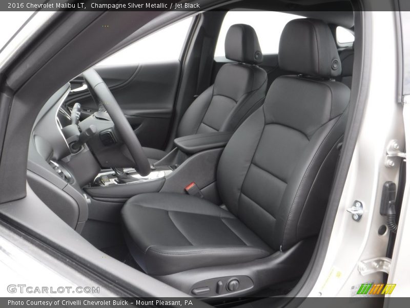 Champagne Silver Metallic / Jet Black 2016 Chevrolet Malibu LT