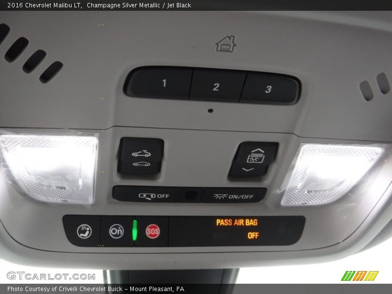 Champagne Silver Metallic / Jet Black 2016 Chevrolet Malibu LT