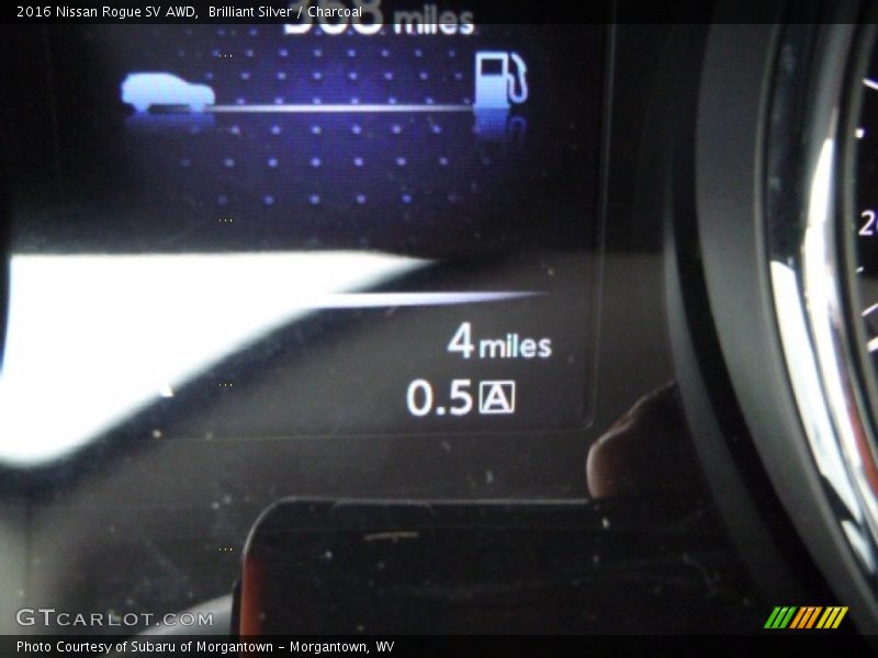 Brilliant Silver / Charcoal 2016 Nissan Rogue SV AWD