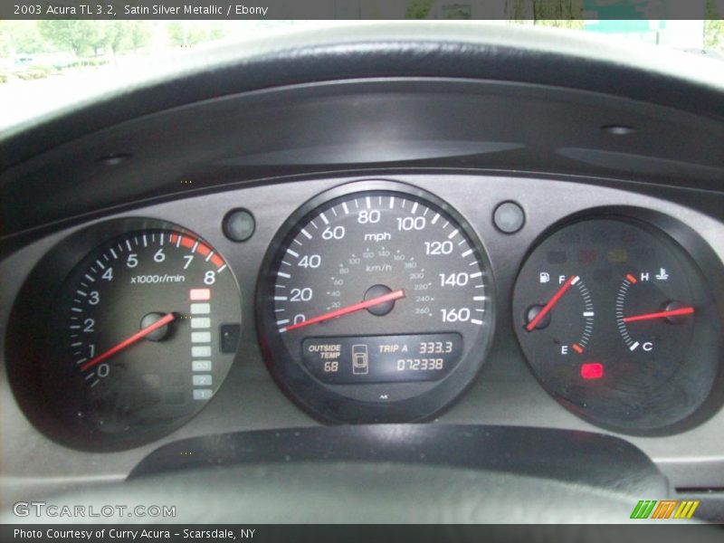 Satin Silver Metallic / Ebony 2003 Acura TL 3.2