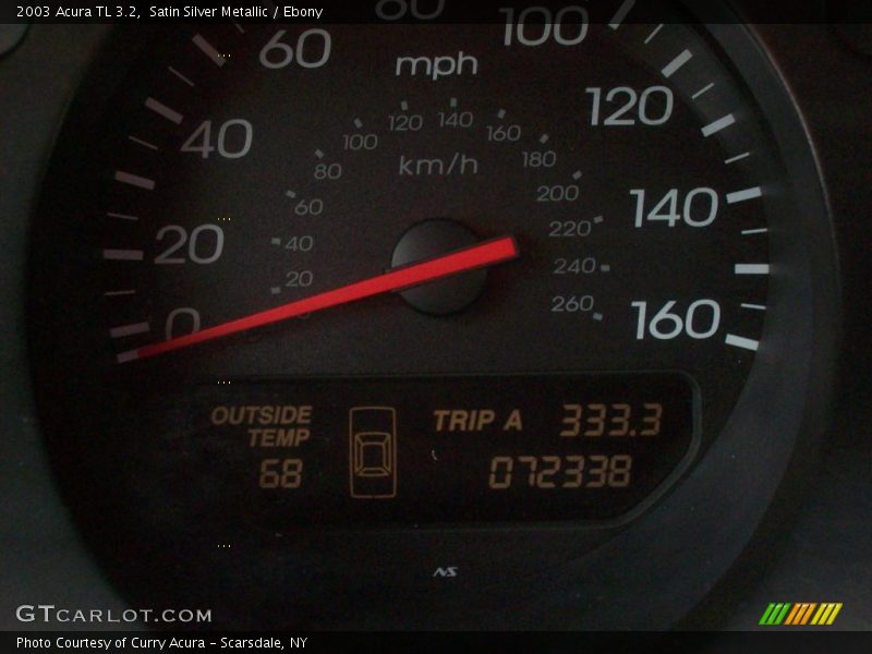 Satin Silver Metallic / Ebony 2003 Acura TL 3.2