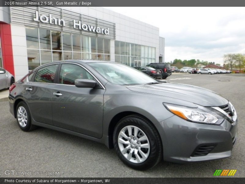 Gun Metallic / Beige 2016 Nissan Altima 2.5 SR