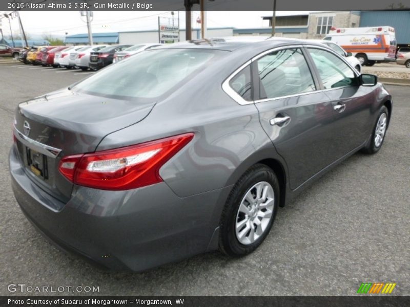 Gun Metallic / Beige 2016 Nissan Altima 2.5 SR