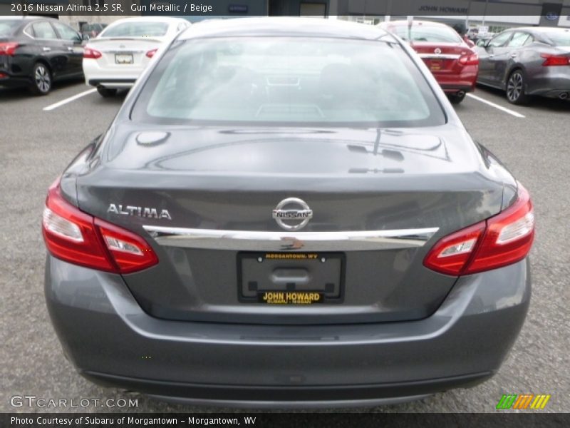 Gun Metallic / Beige 2016 Nissan Altima 2.5 SR