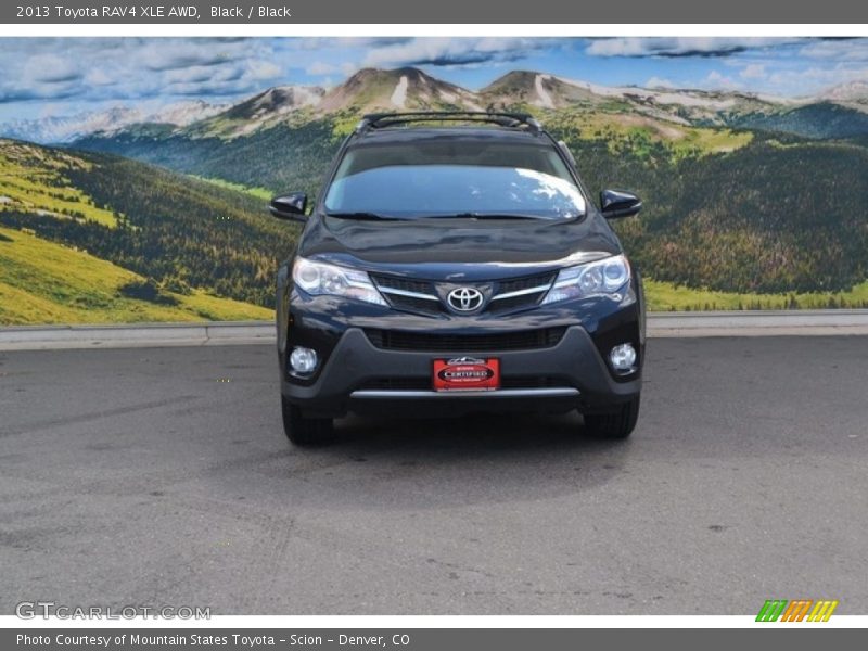 Black / Black 2013 Toyota RAV4 XLE AWD