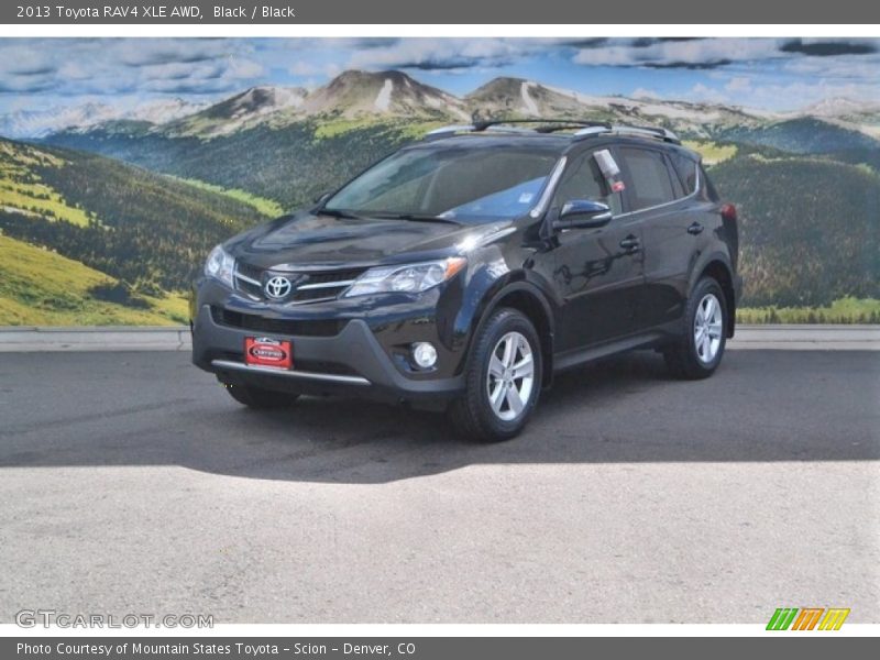 Black / Black 2013 Toyota RAV4 XLE AWD