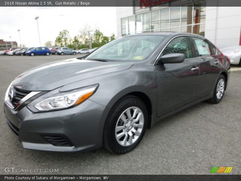 Gun Metallic / Beige 2016 Nissan Altima 2.5 SR