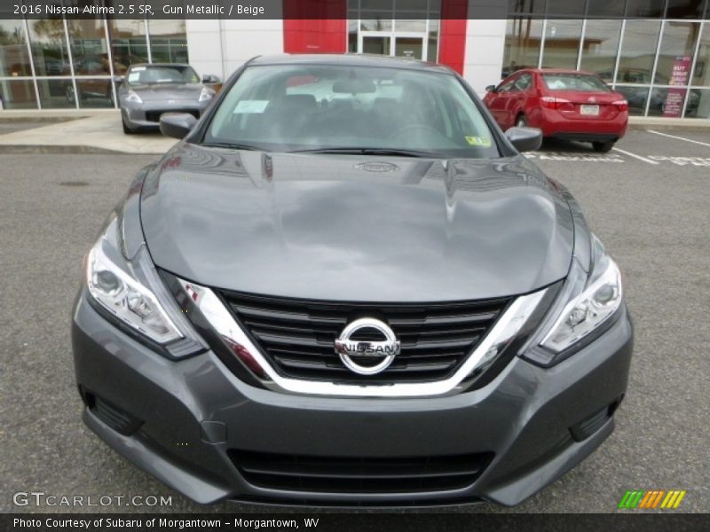 Gun Metallic / Beige 2016 Nissan Altima 2.5 SR