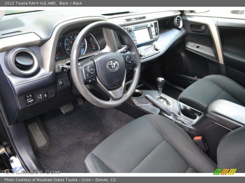 Black / Black 2013 Toyota RAV4 XLE AWD