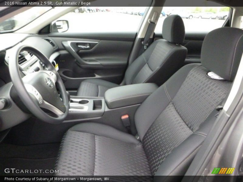 Gun Metallic / Beige 2016 Nissan Altima 2.5 SR