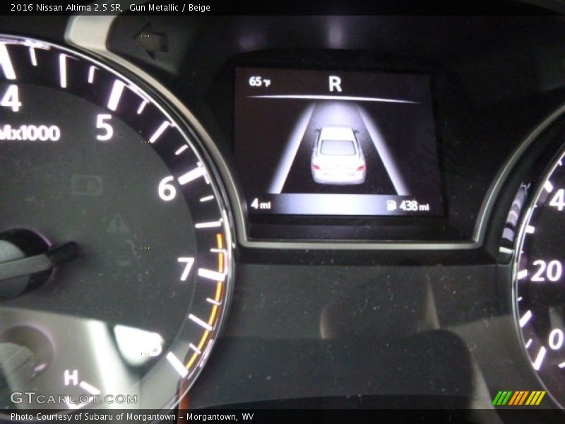 Gun Metallic / Beige 2016 Nissan Altima 2.5 SR