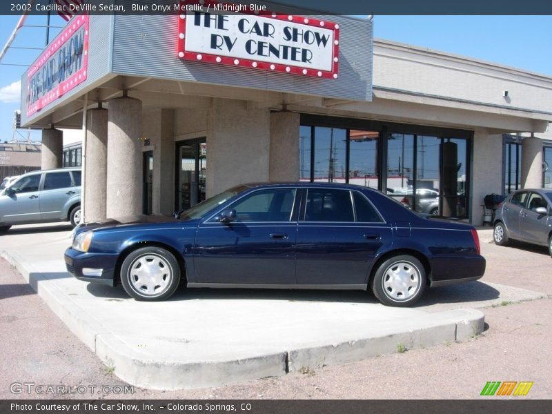 Blue Onyx Metallic / Midnight Blue 2002 Cadillac DeVille Sedan