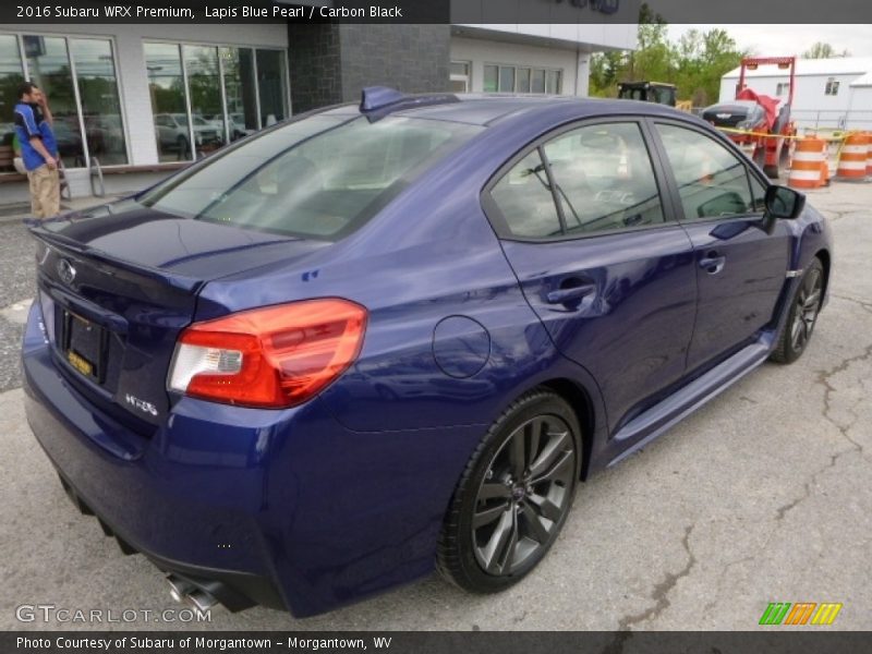 Lapis Blue Pearl / Carbon Black 2016 Subaru WRX Premium