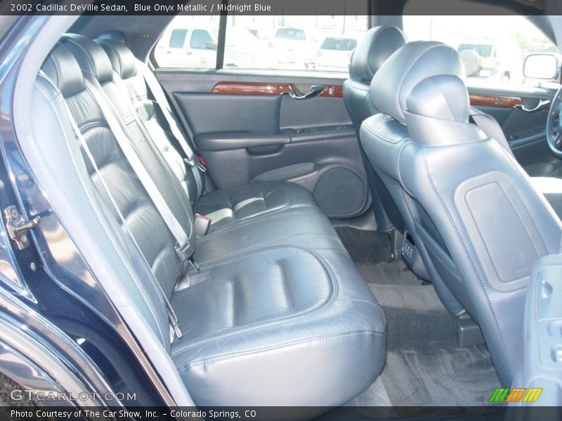 Blue Onyx Metallic / Midnight Blue 2002 Cadillac DeVille Sedan