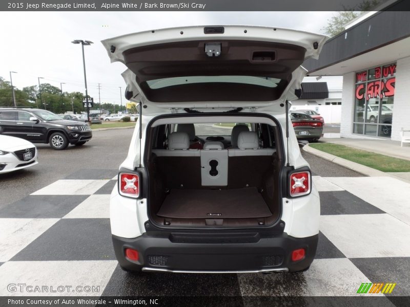 Alpine White / Bark Brown/Ski Gray 2015 Jeep Renegade Limited