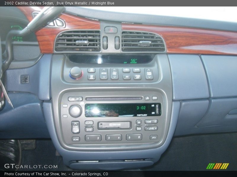 Blue Onyx Metallic / Midnight Blue 2002 Cadillac DeVille Sedan