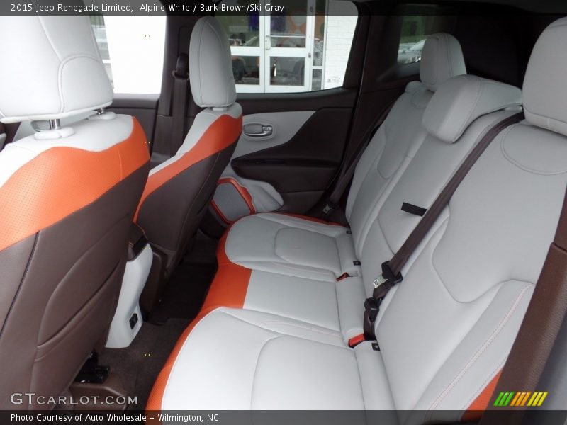 Alpine White / Bark Brown/Ski Gray 2015 Jeep Renegade Limited