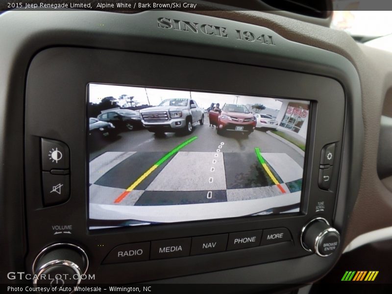 Alpine White / Bark Brown/Ski Gray 2015 Jeep Renegade Limited