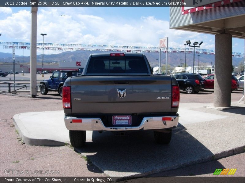 Mineral Gray Metallic / Dark Slate/Medium Graystone 2011 Dodge Ram 2500 HD SLT Crew Cab 4x4