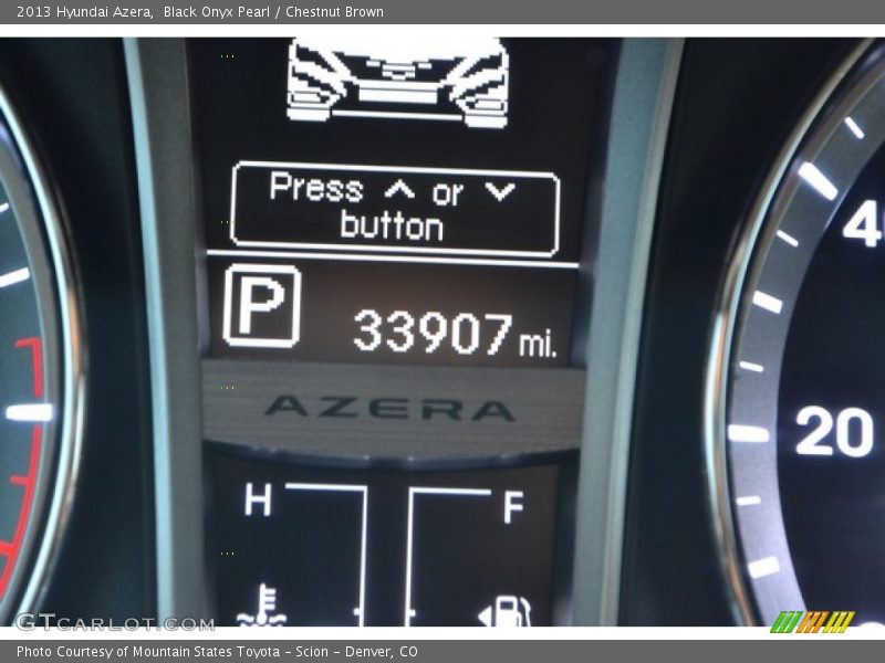 Black Onyx Pearl / Chestnut Brown 2013 Hyundai Azera