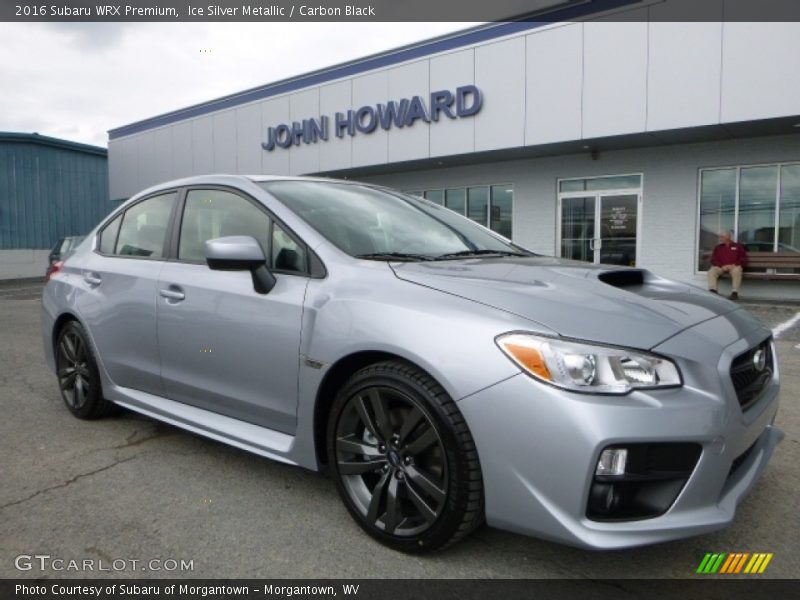 Ice Silver Metallic / Carbon Black 2016 Subaru WRX Premium