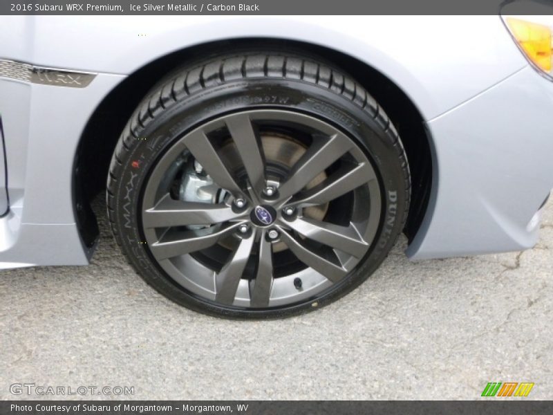 Ice Silver Metallic / Carbon Black 2016 Subaru WRX Premium