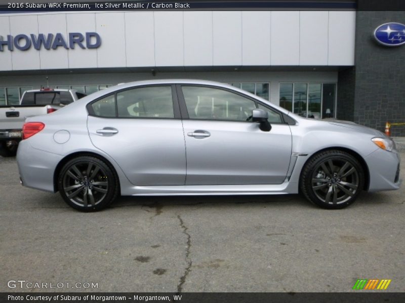 Ice Silver Metallic / Carbon Black 2016 Subaru WRX Premium