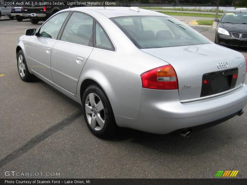 Light Silver Metallic / Ebony 2004 Audi A6 3.0 quattro Sedan