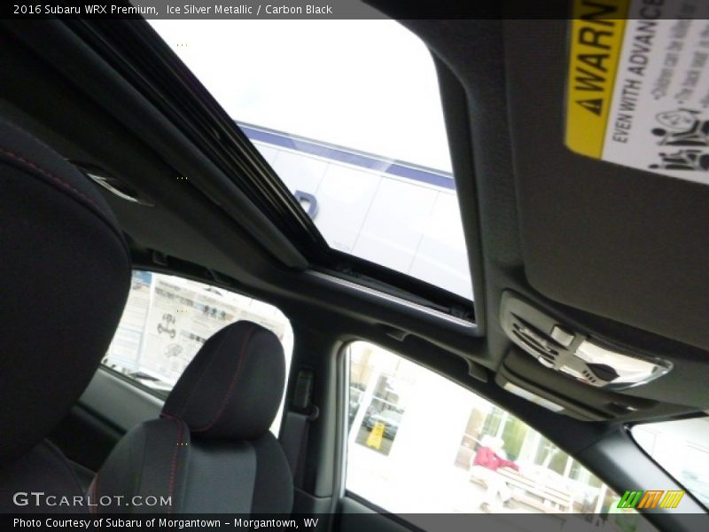 Ice Silver Metallic / Carbon Black 2016 Subaru WRX Premium
