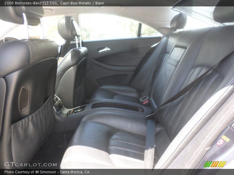 Capri Blue Metallic / Black 2006 Mercedes-Benz CLS 500