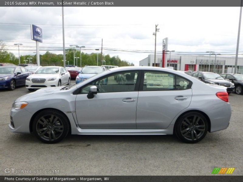 Ice Silver Metallic / Carbon Black 2016 Subaru WRX Premium