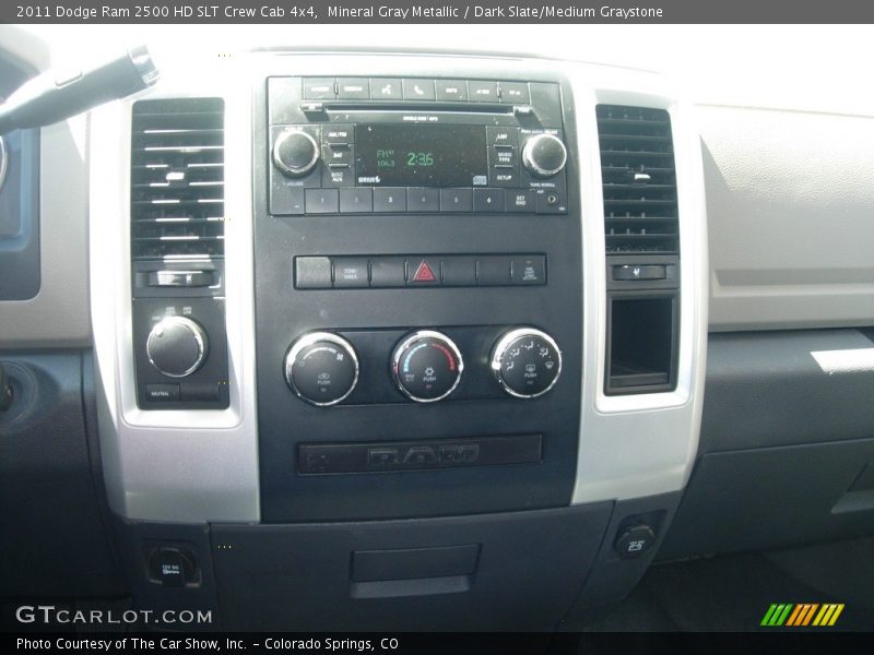 Mineral Gray Metallic / Dark Slate/Medium Graystone 2011 Dodge Ram 2500 HD SLT Crew Cab 4x4